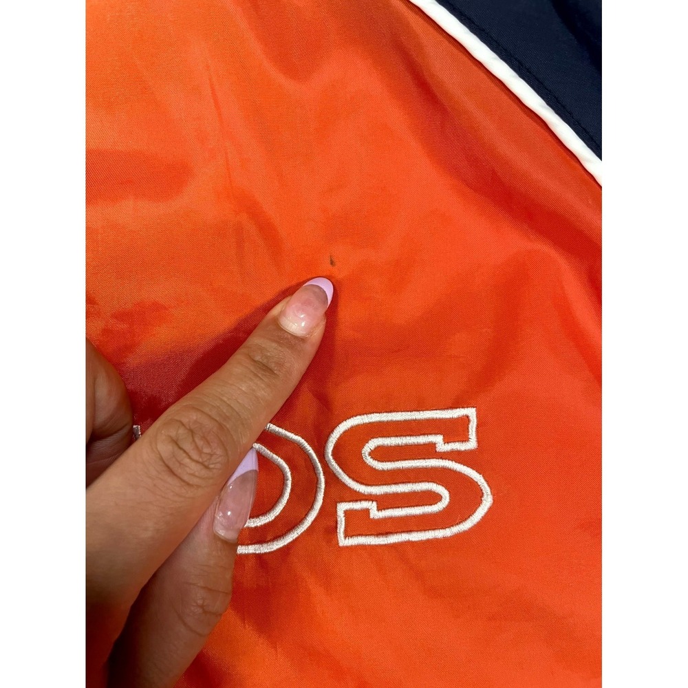 Denver Broncos Windbreaker Track Jacket Mens Multicolor Football NFL Full Zip - Picture 9 of 14